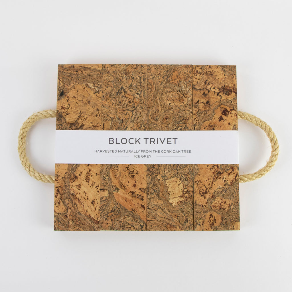 Natural Cork Block Trivet
