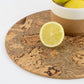 Natural Cork Placemats | Round