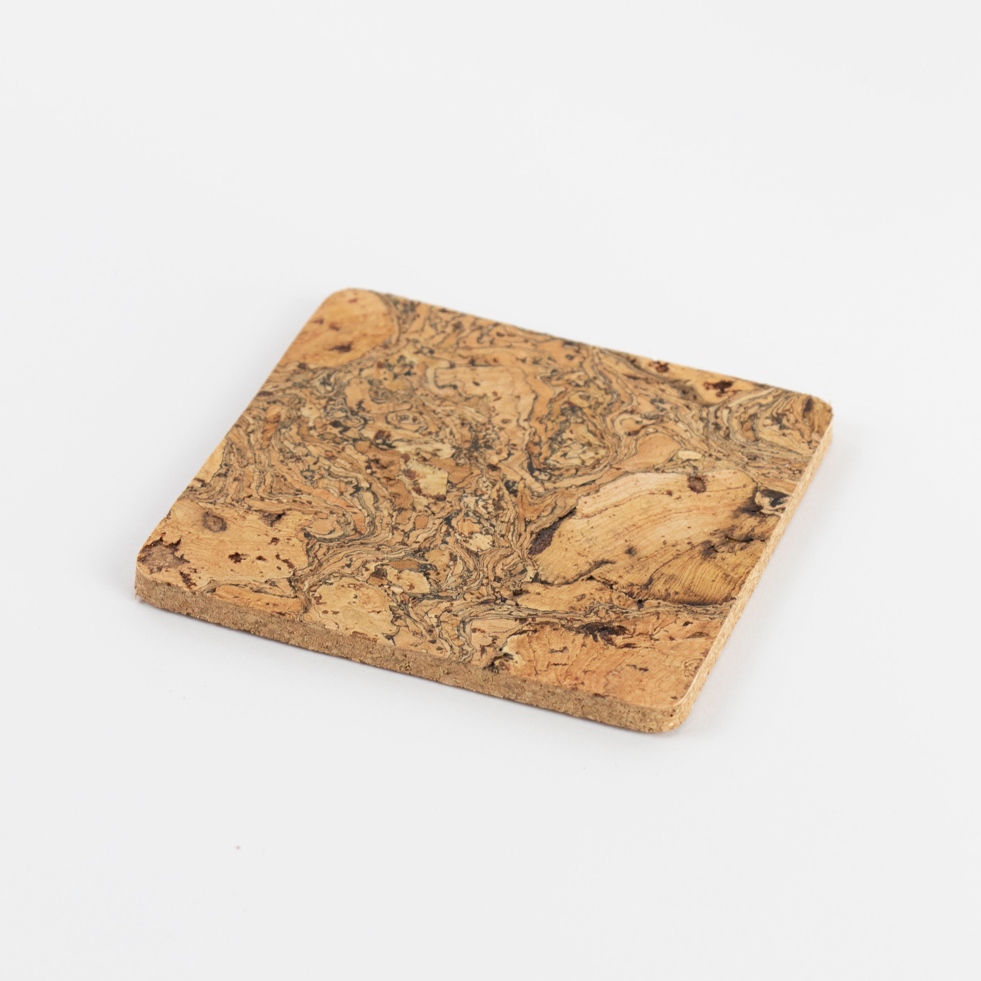Natural Coaster Set | Square