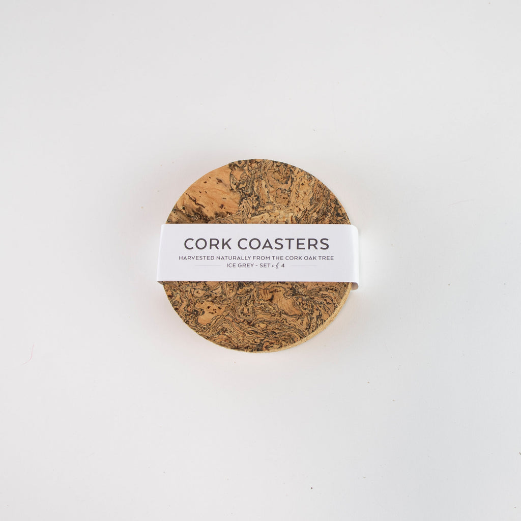 Natural Cork Coasters | Round
