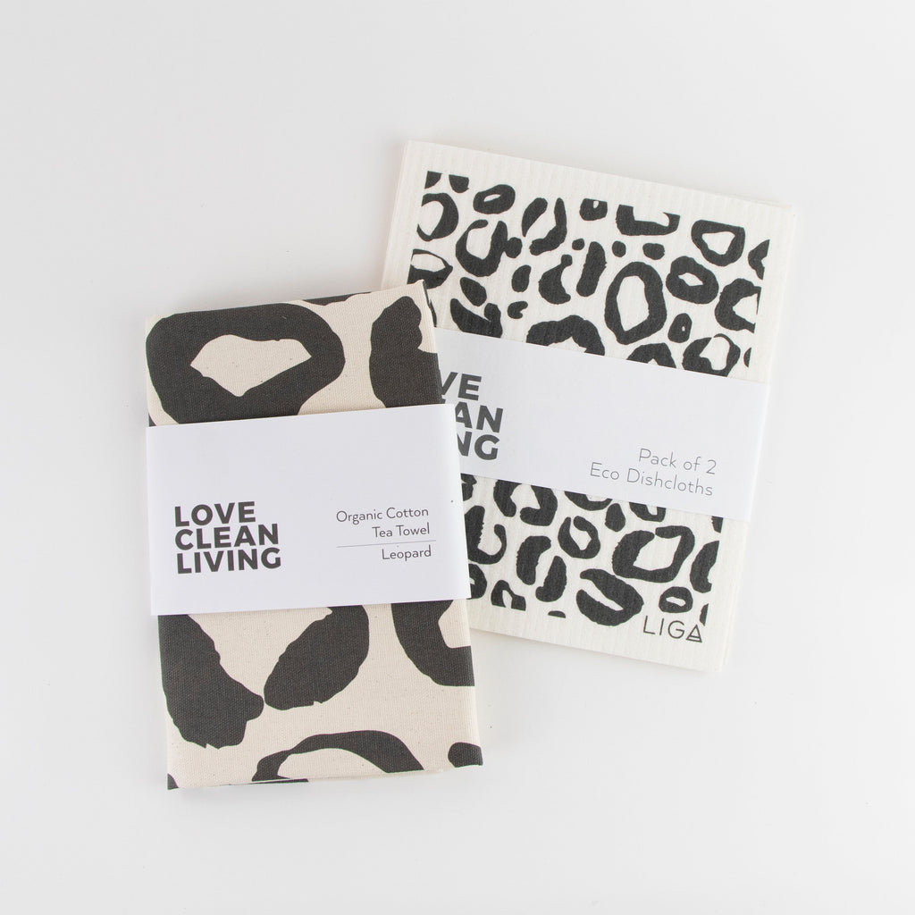Eco Dishcloths | Leopard + Wild Tiger