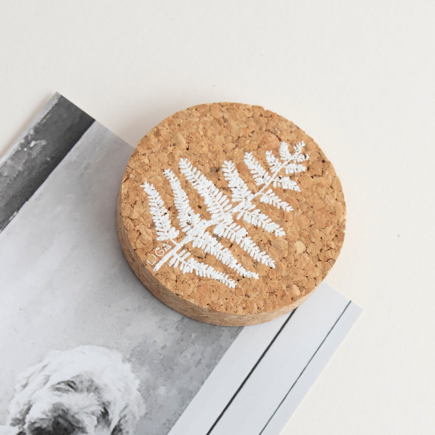 Fern Cork Magnet