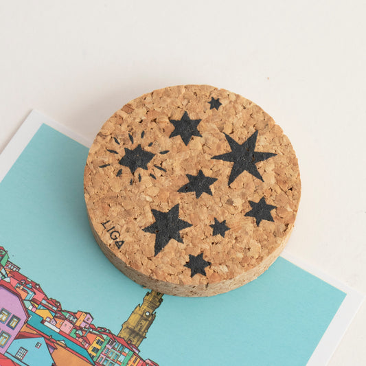 Stars Cork Magnet