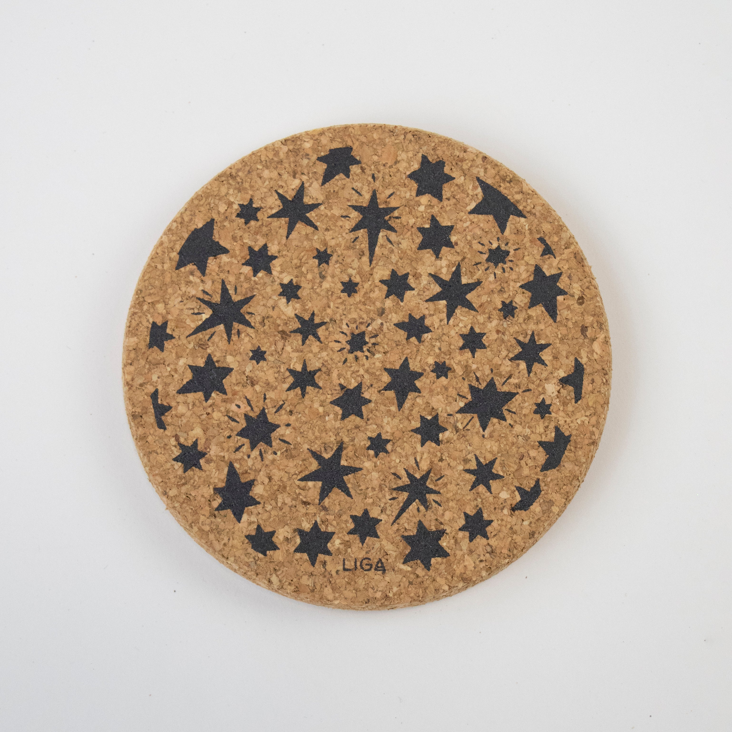 Cork Mats | Grey Stars