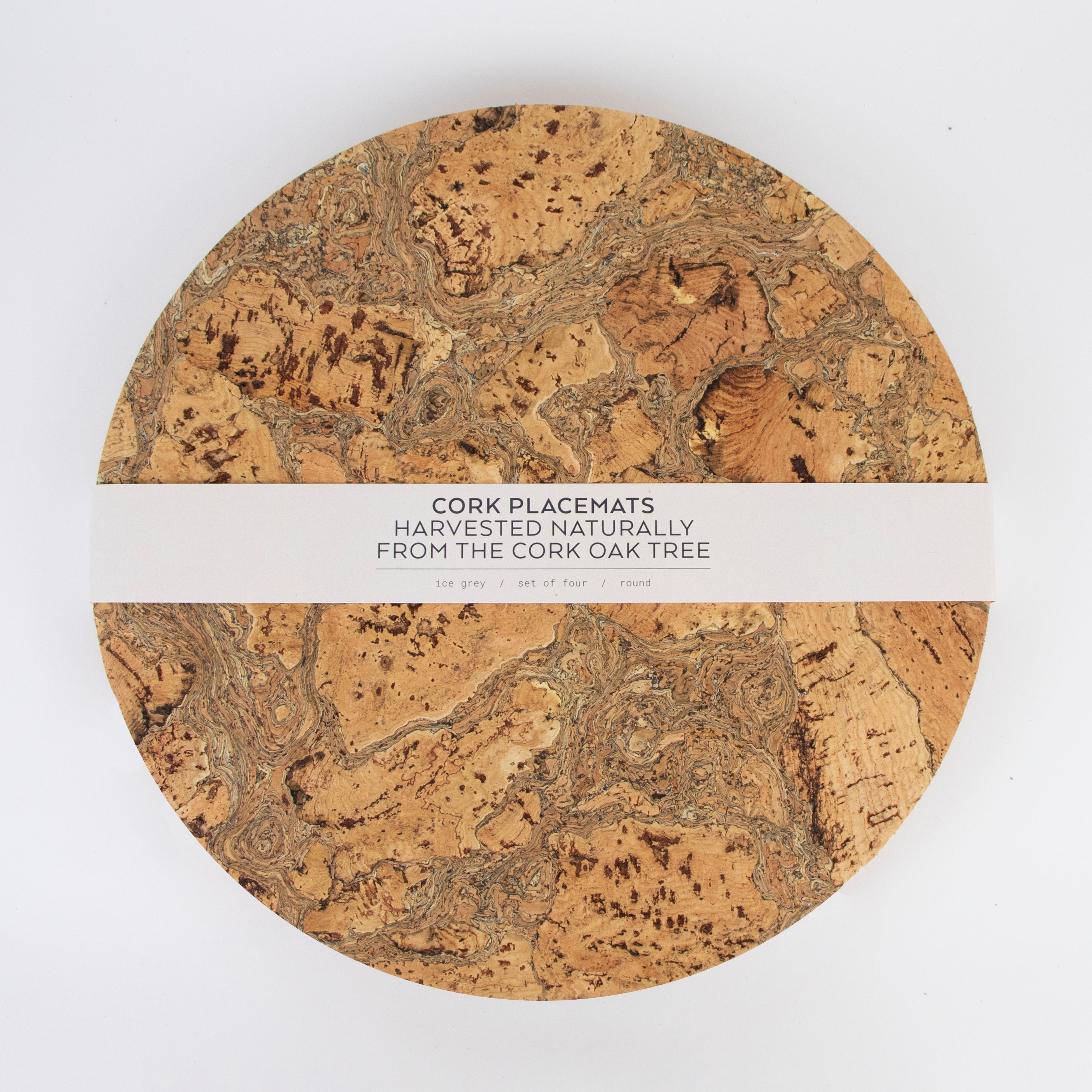 Natural Cork Placemats | Round
