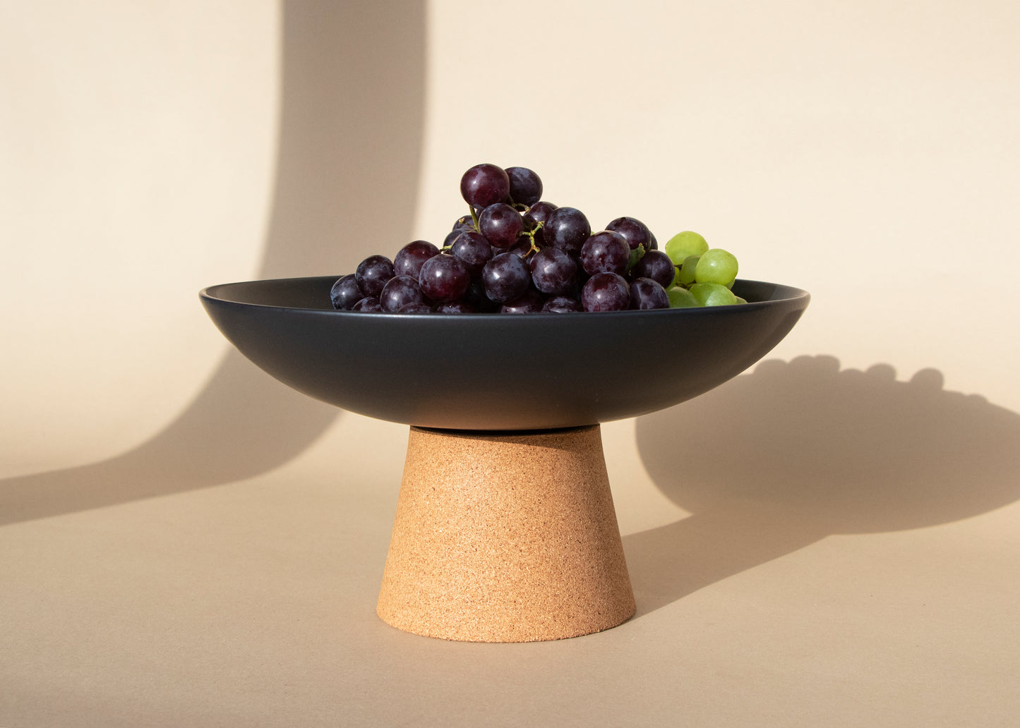 Ceramic Fruit Bowl | Matt Black