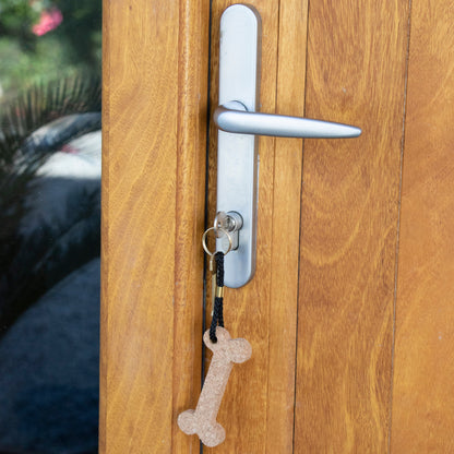 Eco Keyring | Natural Cork Bone