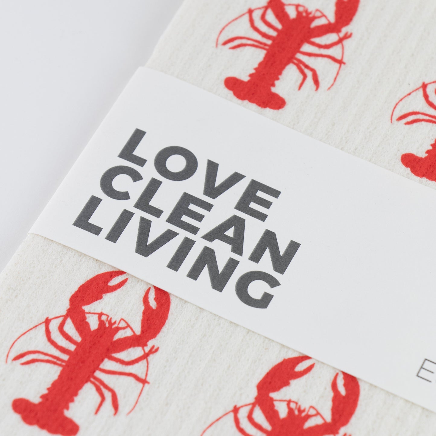 Eco Dishcloths | Red Lobster & Seaweed