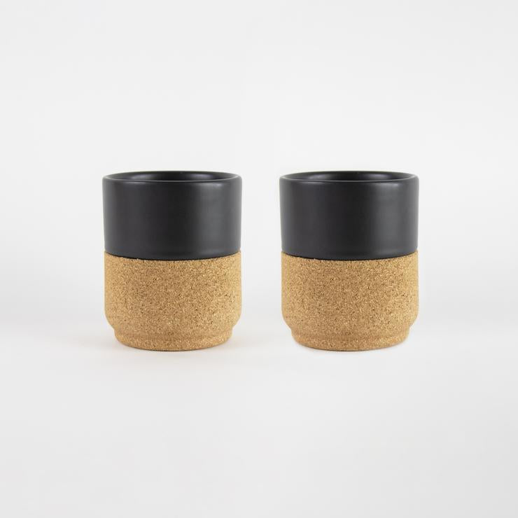 Eco Coffee Mug Gift Set | Medium Matt Black