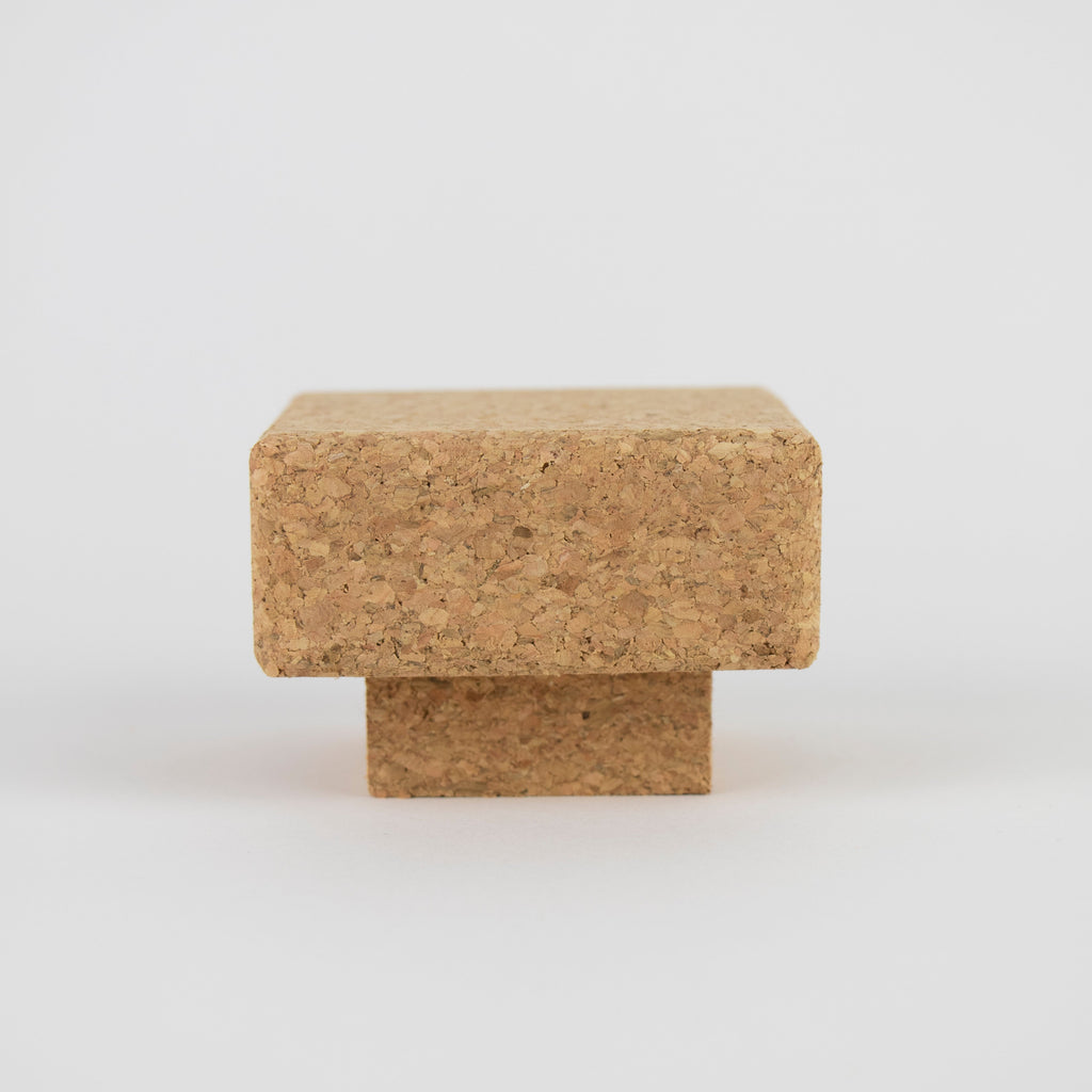 Organic Cork Knob | Square