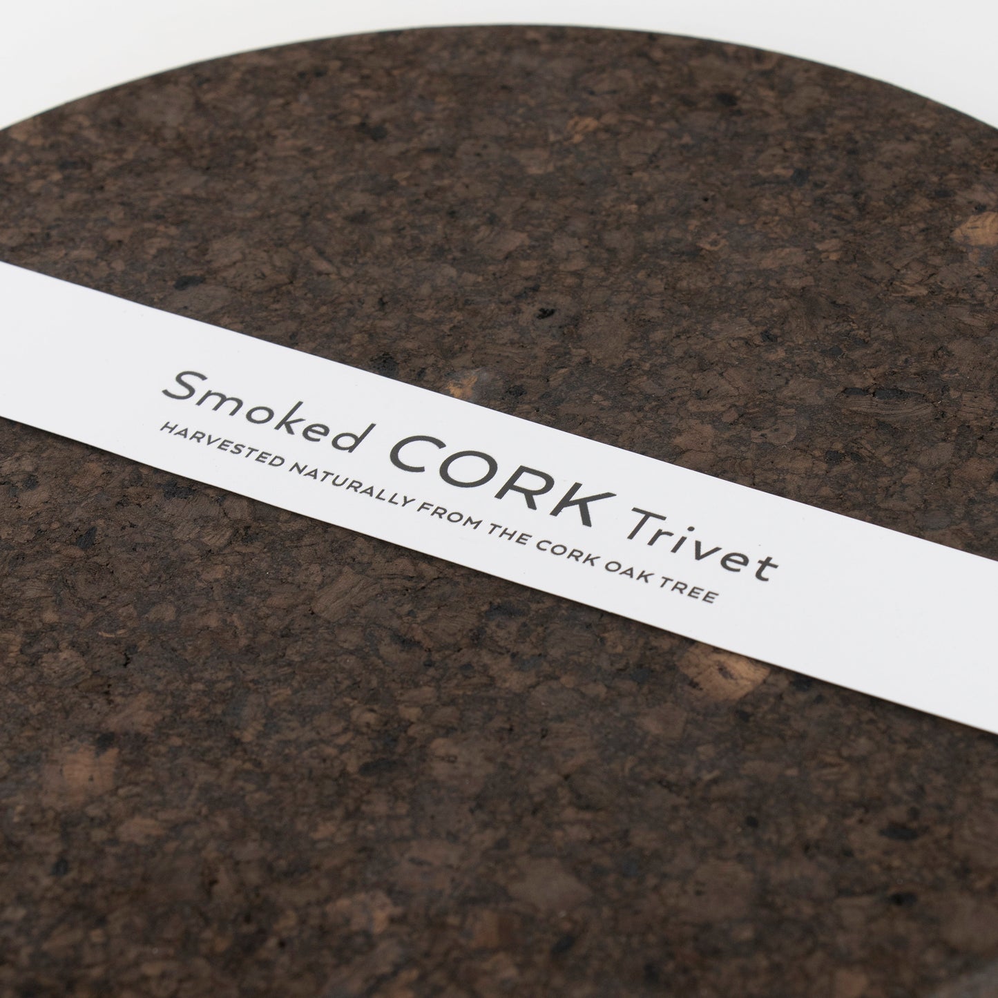 Smoked Cork Trivet | Large