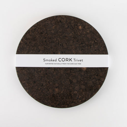 Smoked Cork Trivet | Large
