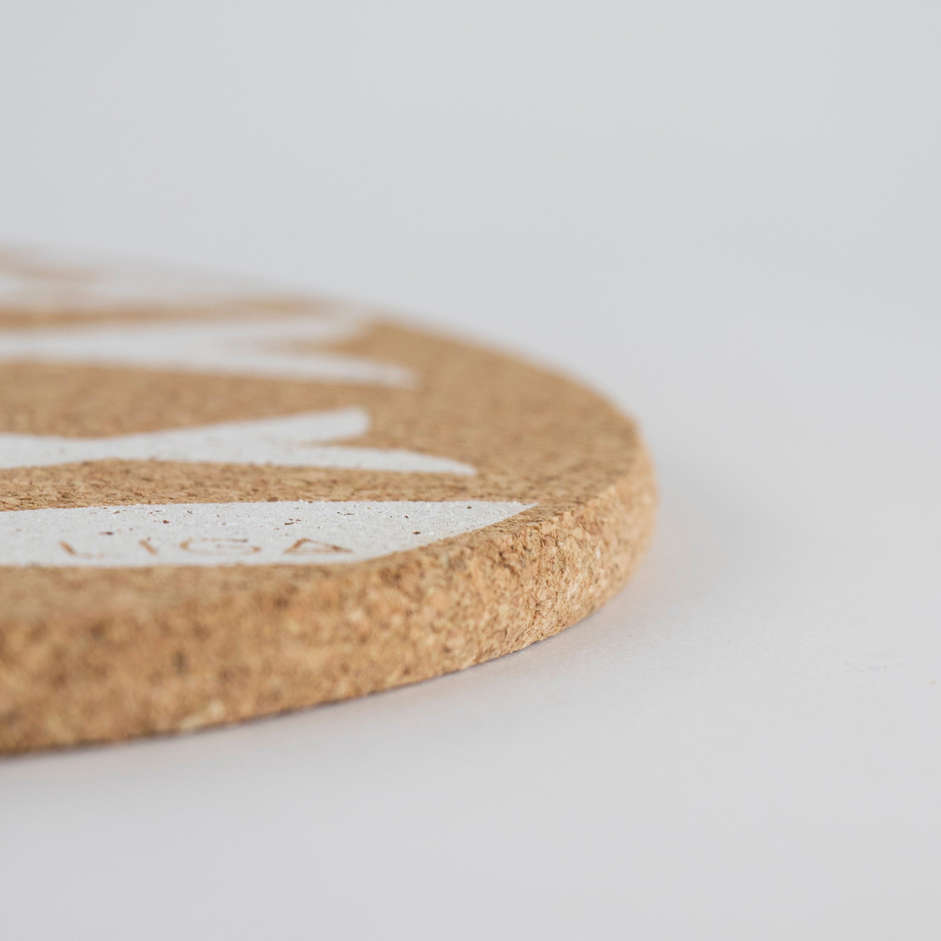 Cork Mats | Fish White