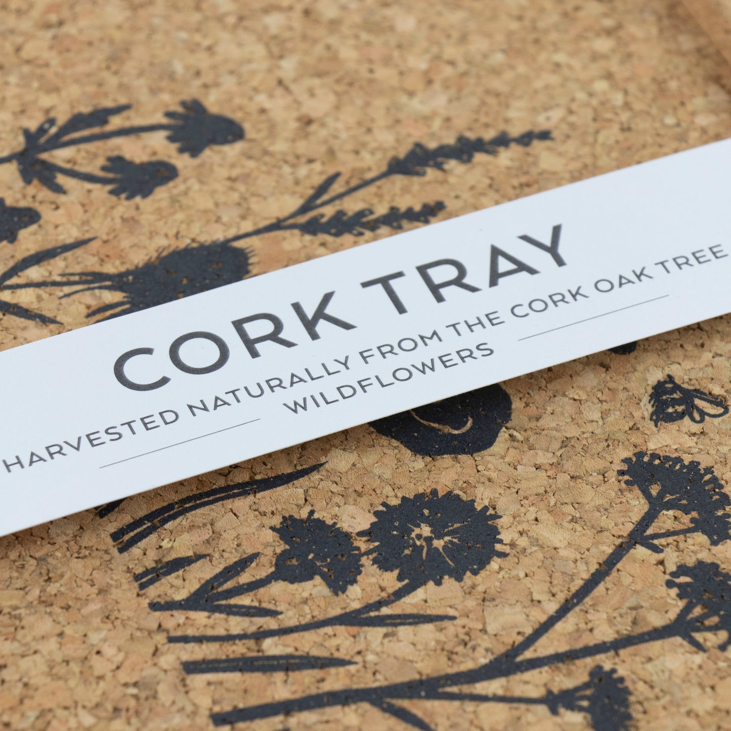 Cork Drinks Tray | Wildflower