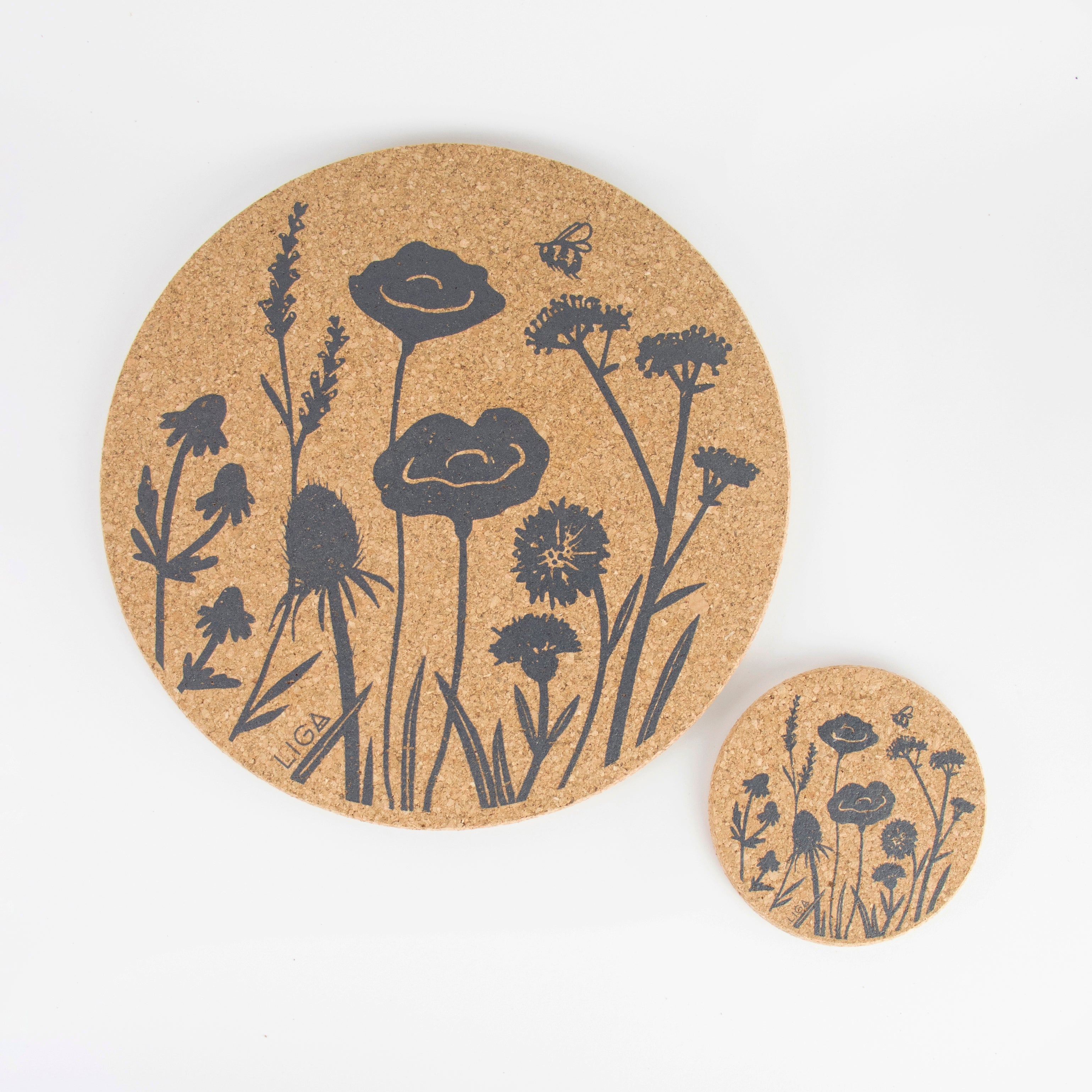 Cork Mats | Wildflowers