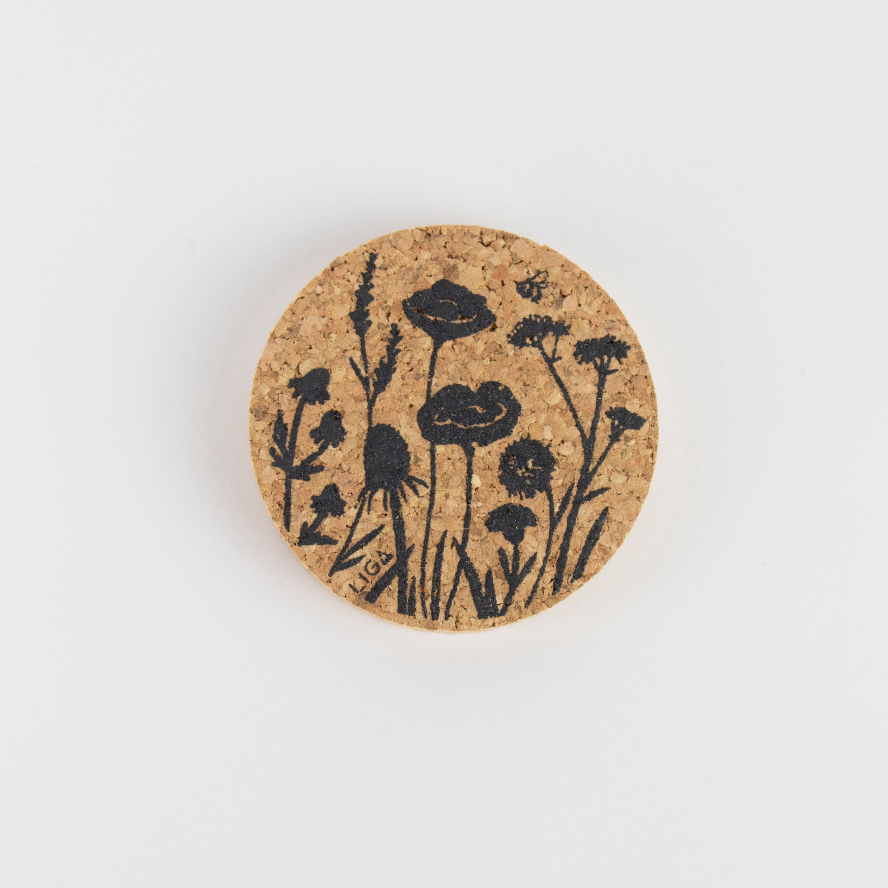 Wildflower Cork Magnet