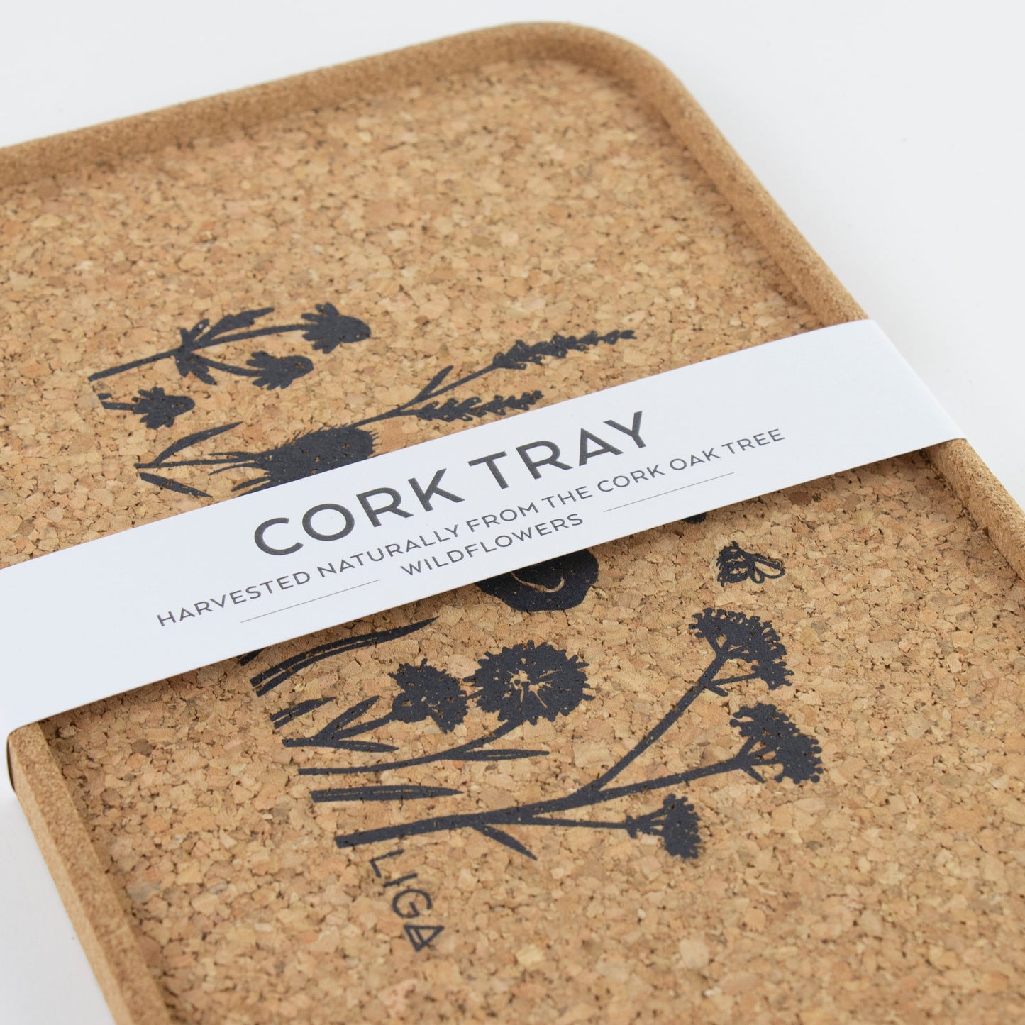 Cork Drinks Tray | Wildflower