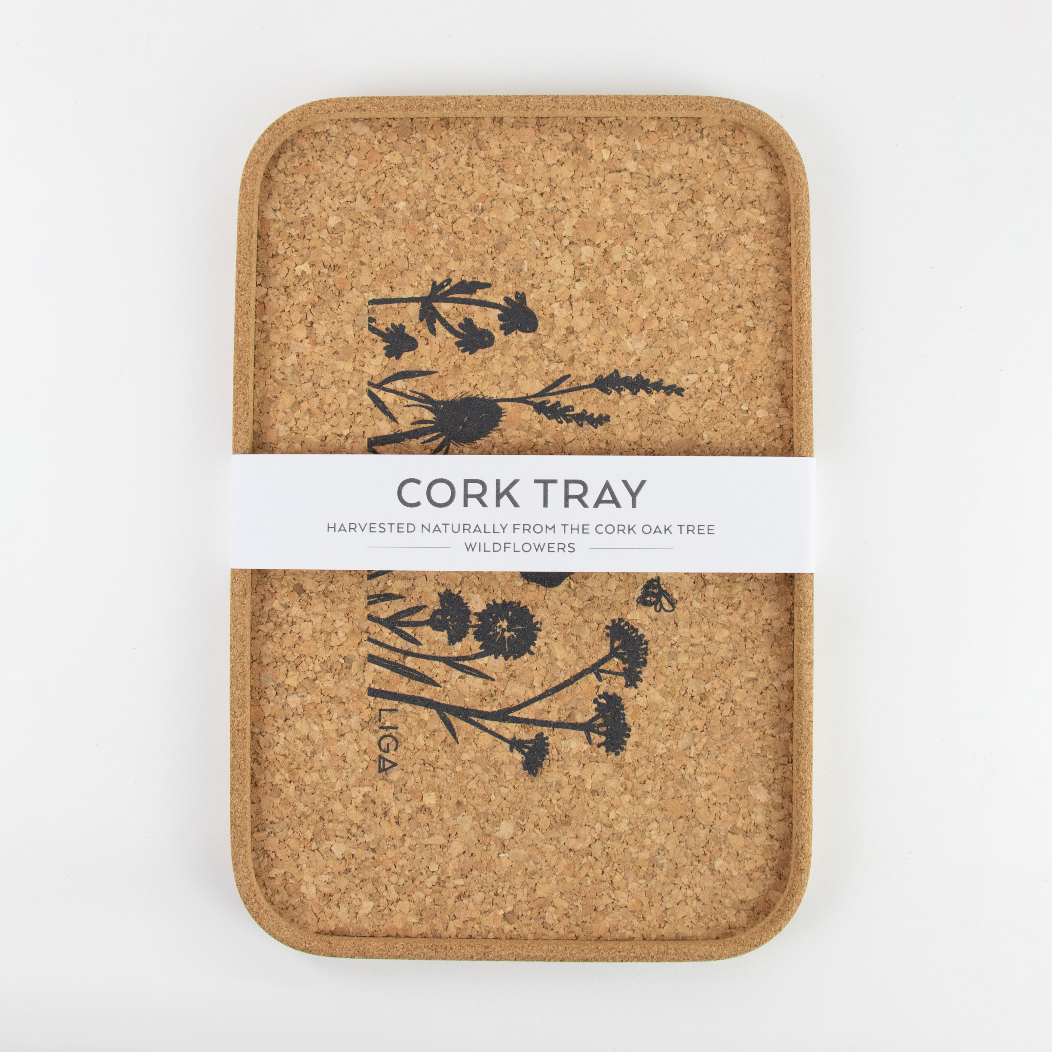 Cork Drinks Tray | Wildflower