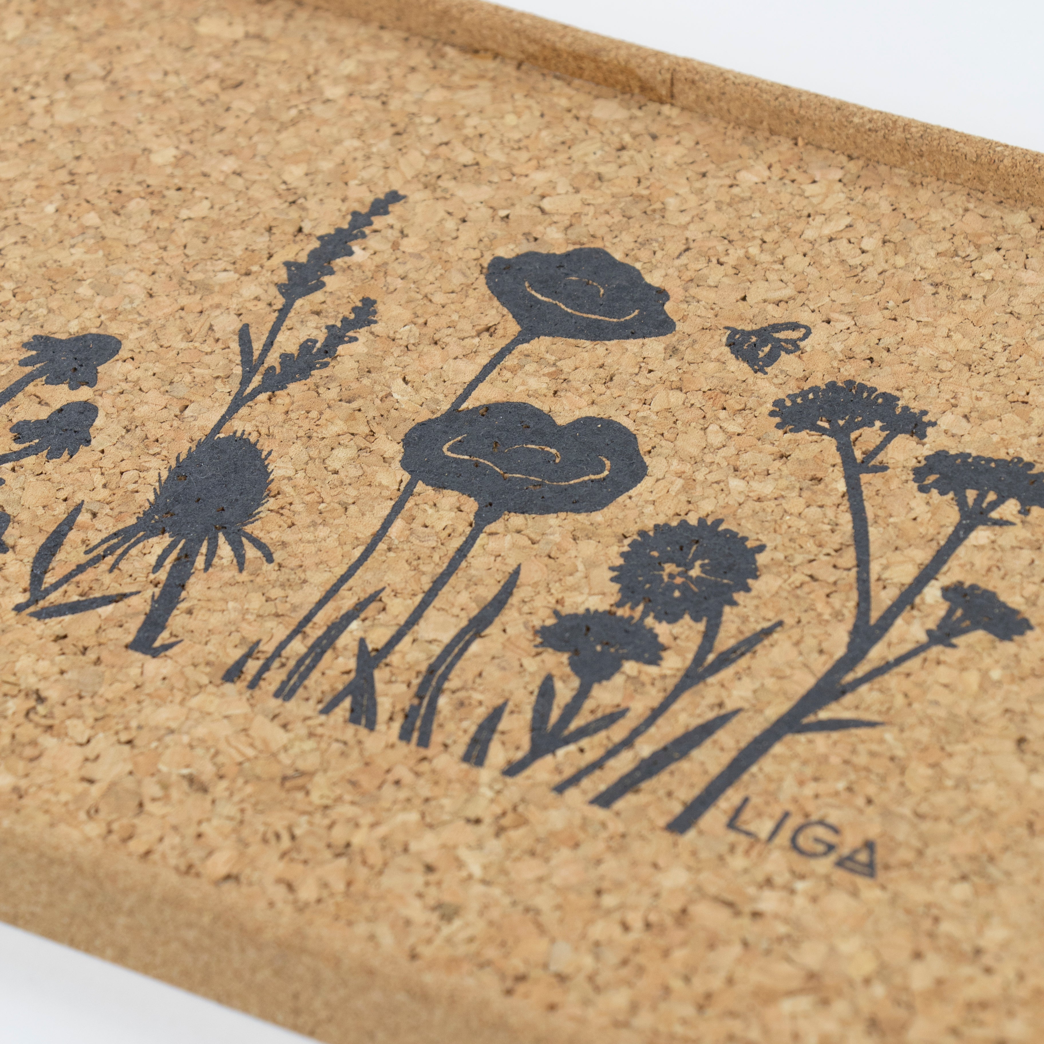 Cork Drinks Tray | Wildflower