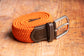 Recycled Woven Belt - Orange