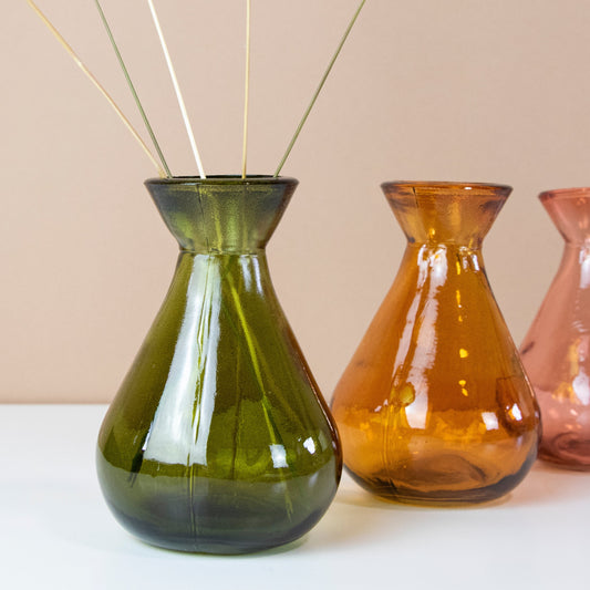 Recycled Glass Bud Vase | Colour