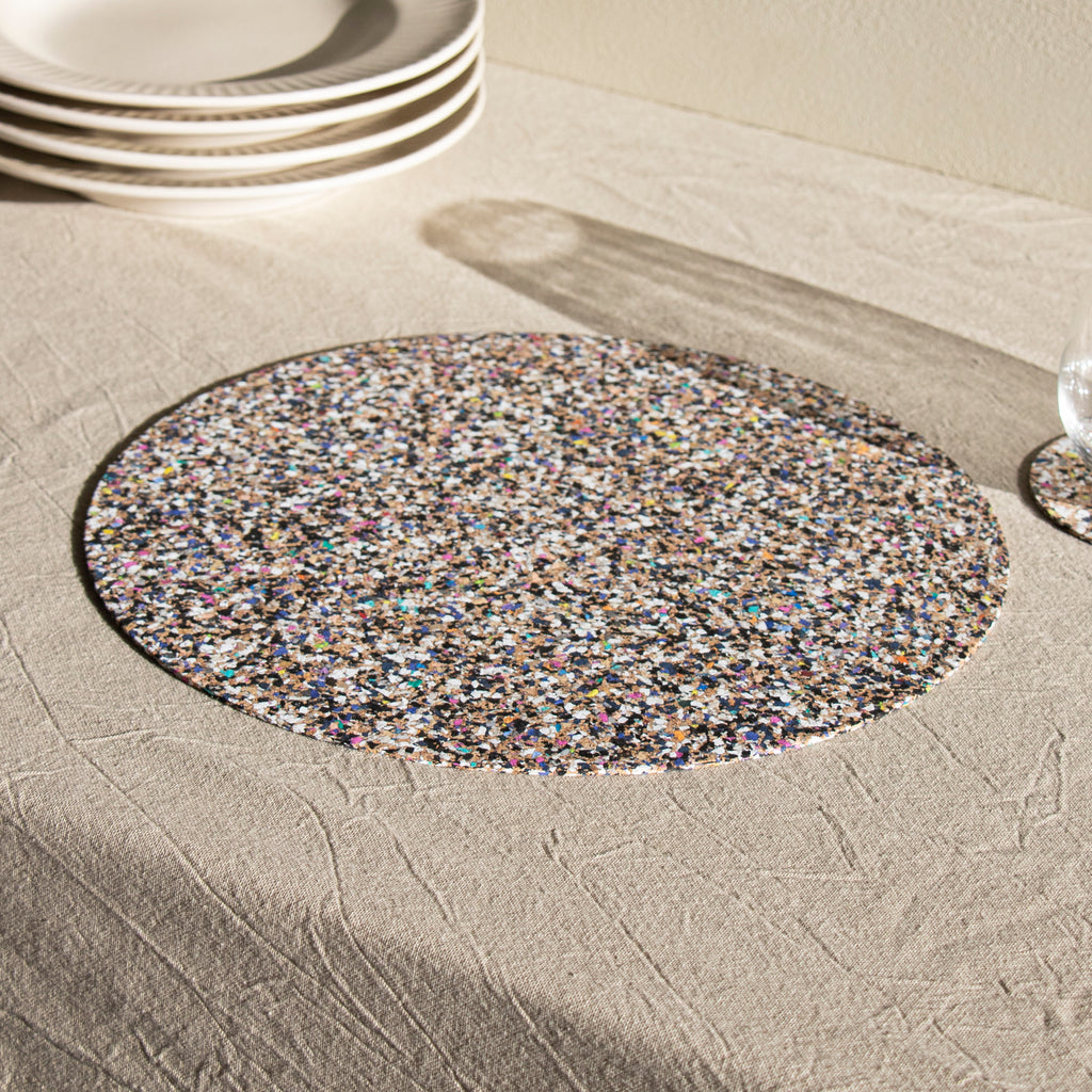 Beach Clean Placemat & Coaster S/6 | Round