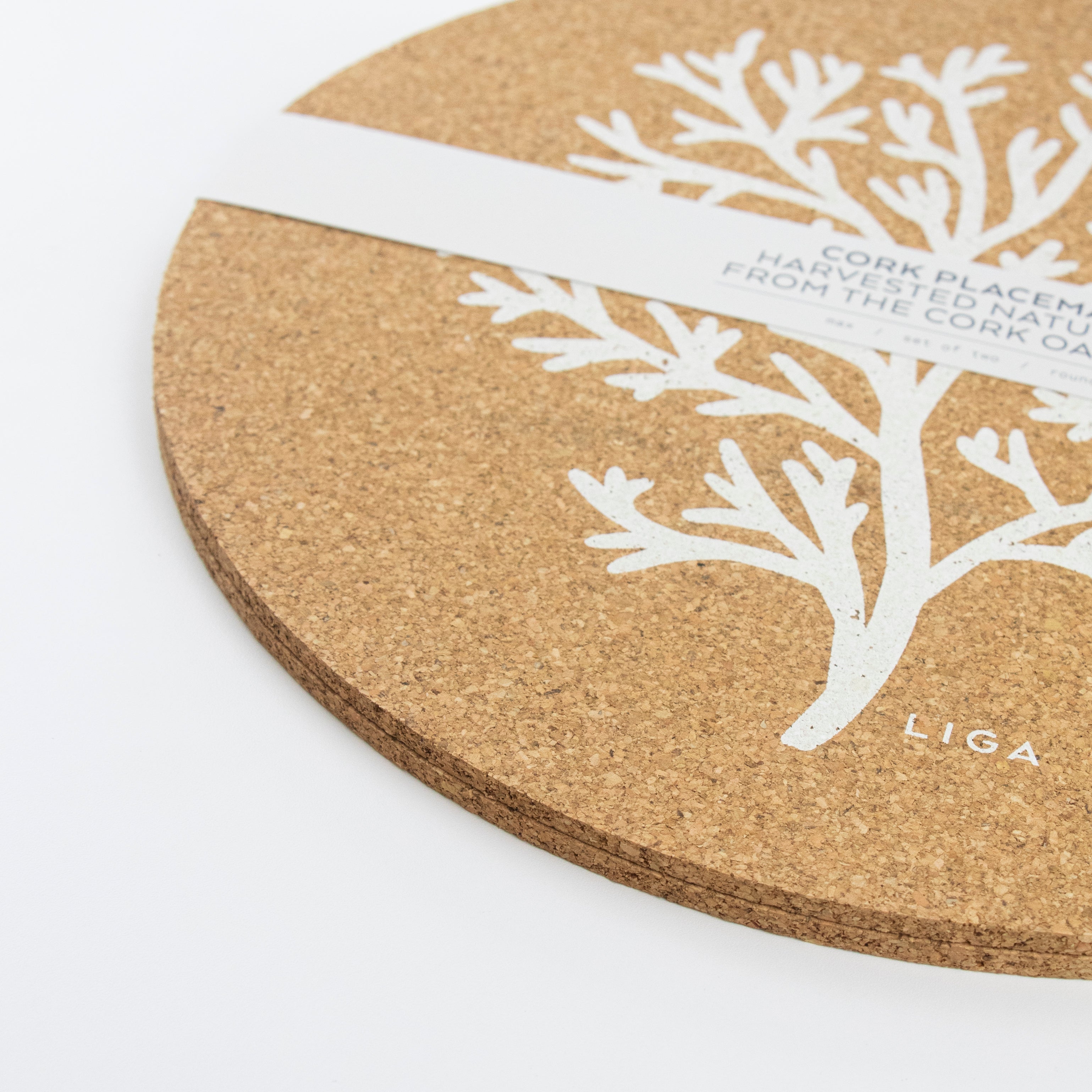 Cork Max Placemats - Coral