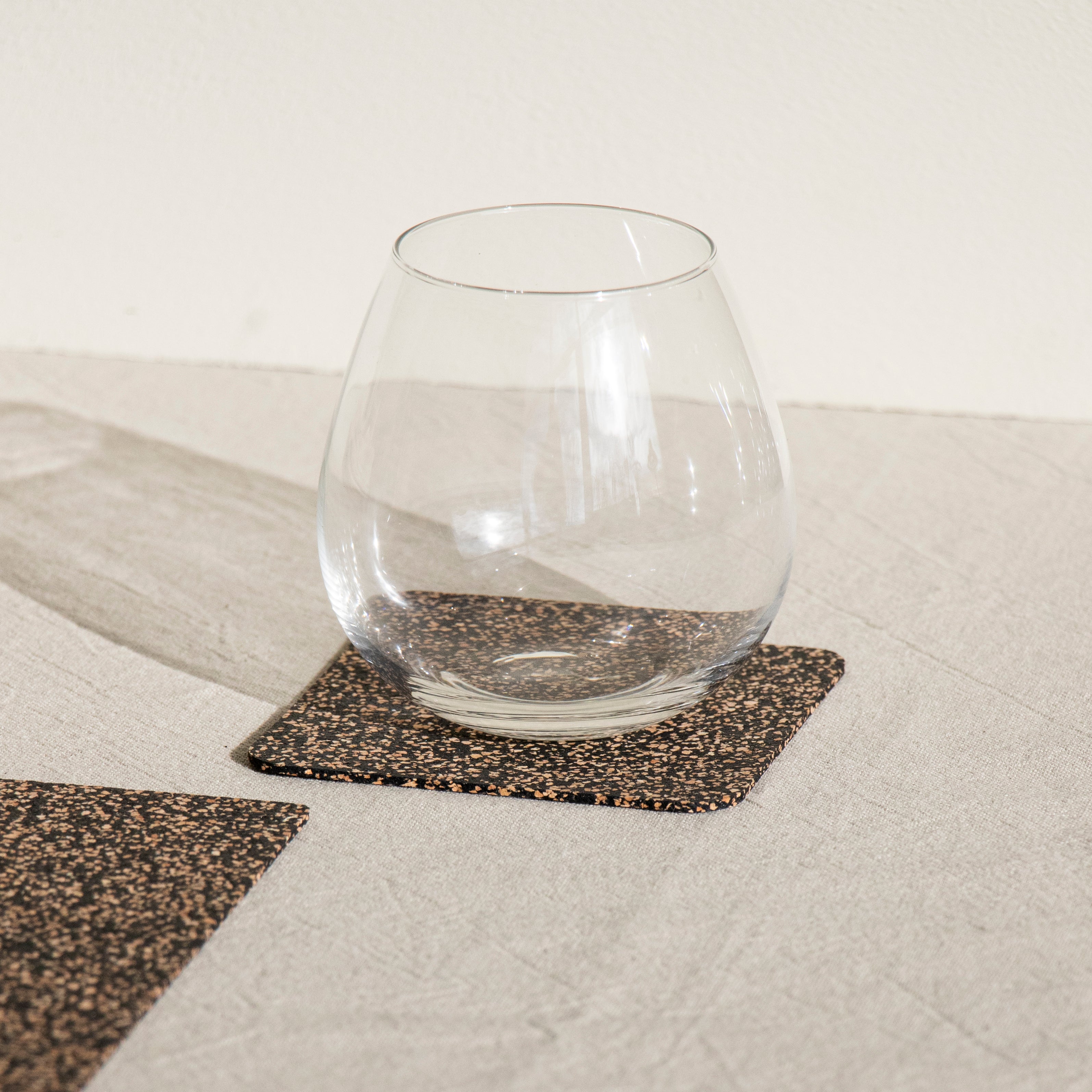 Dash Recycled Rubber & Cork Coasters | Square