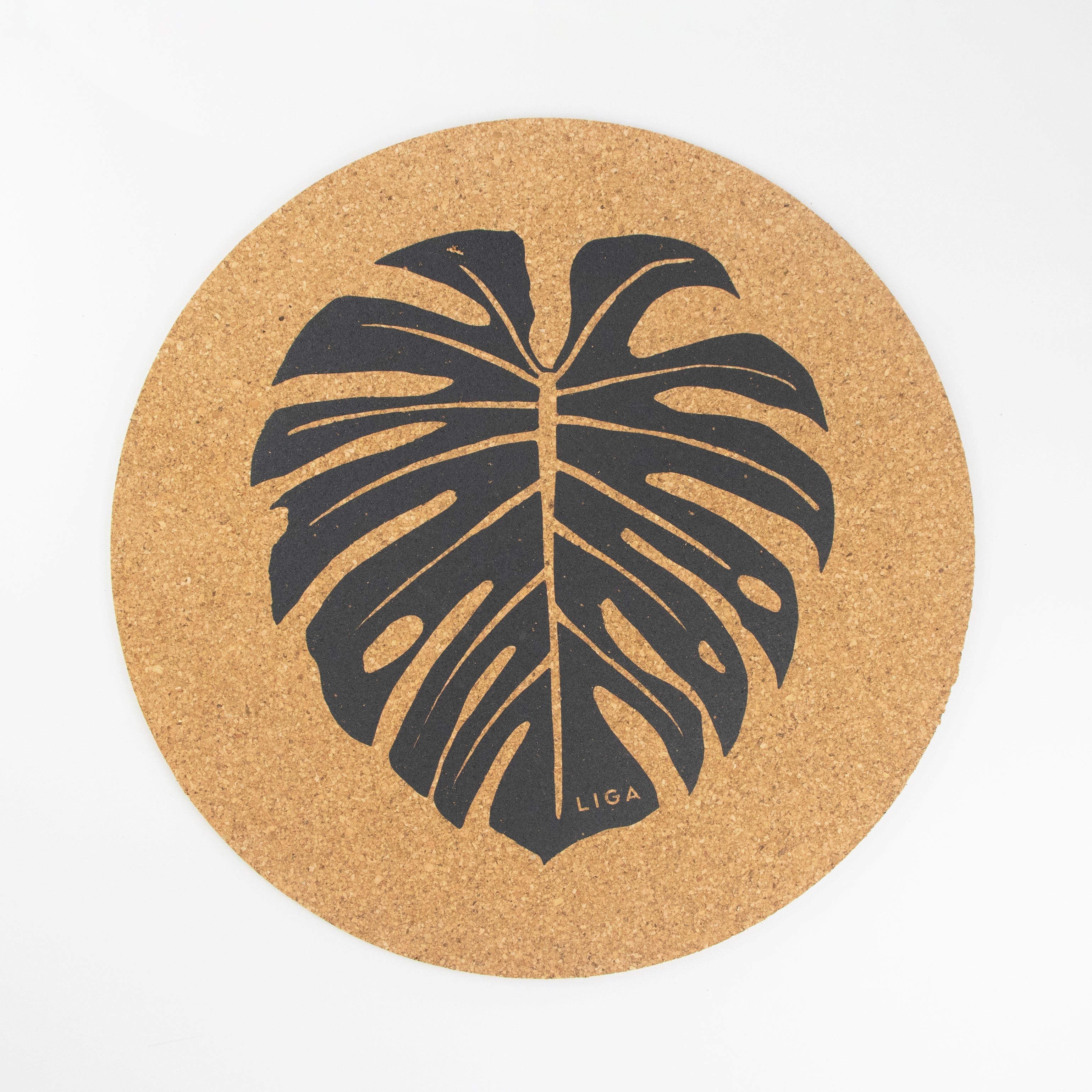 Cork Max Placemats - Monstera
