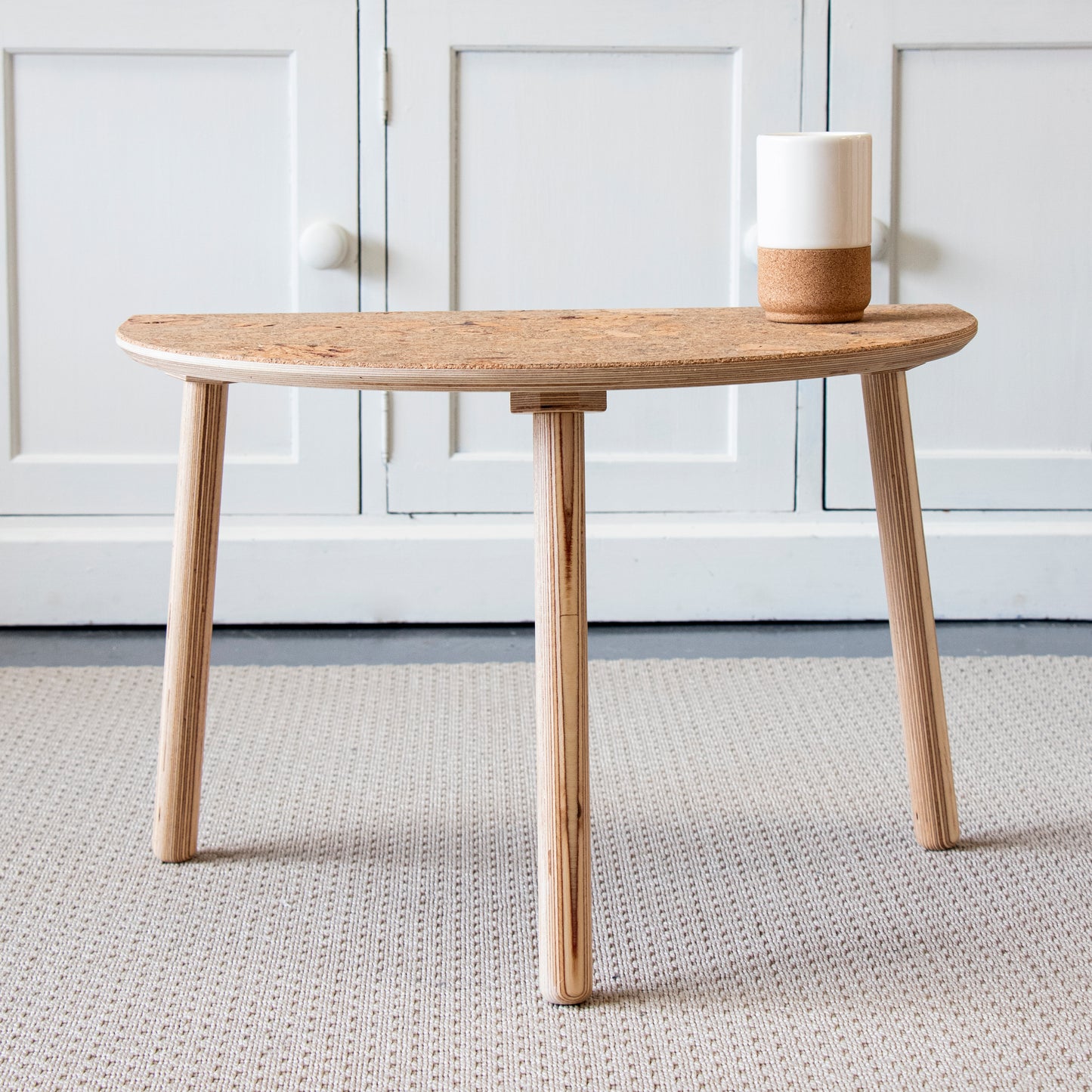 Half round coffee store table