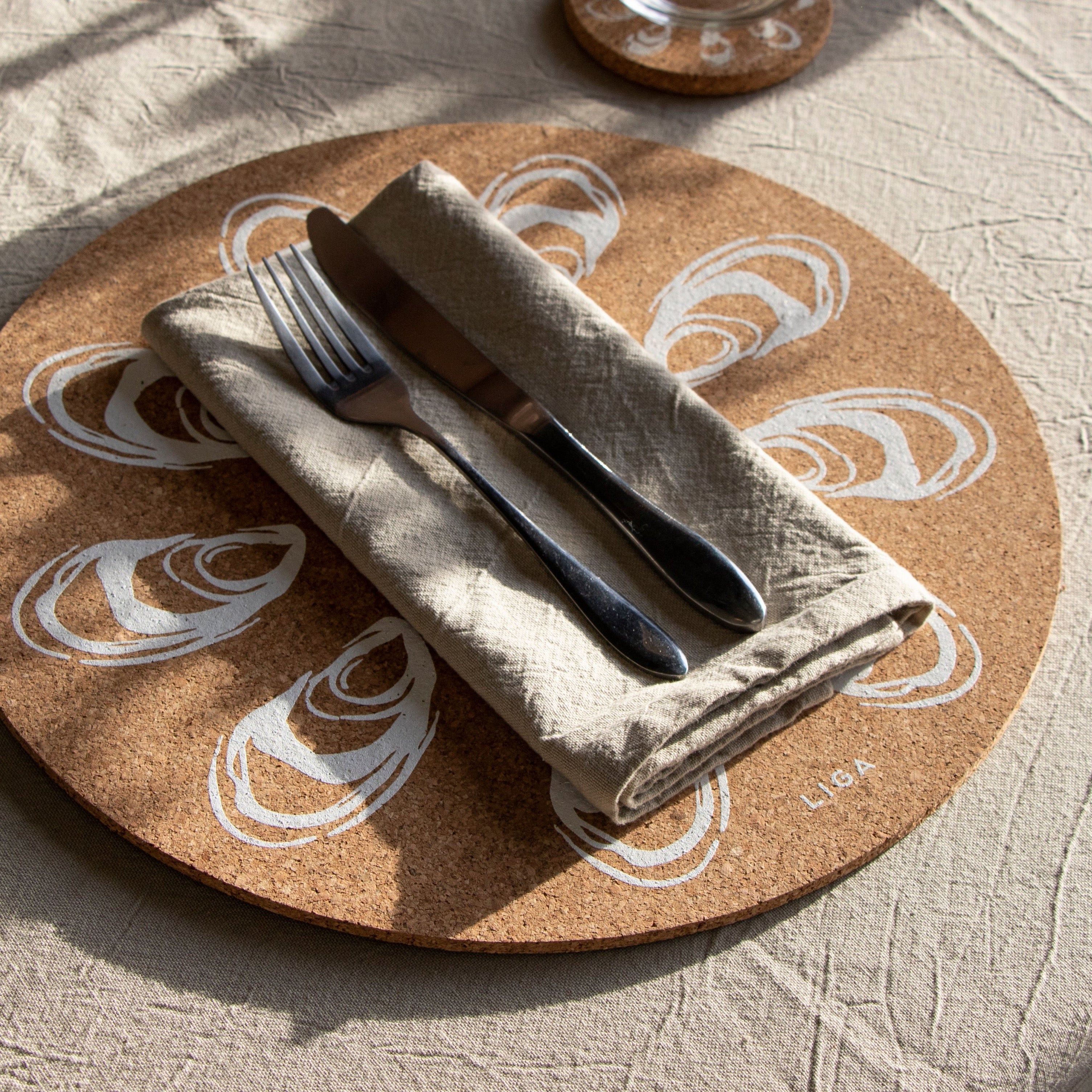 Cork Max Placemats - Oyster