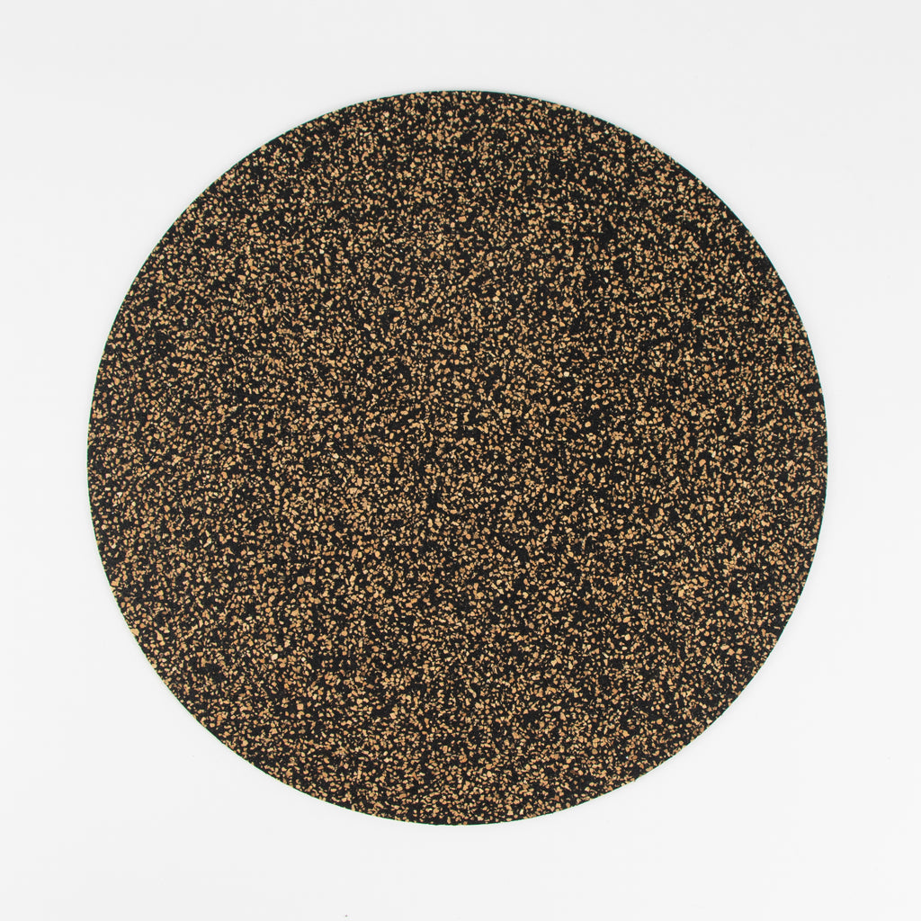 Dash Recycled Rubber & Cork Placemats | Round