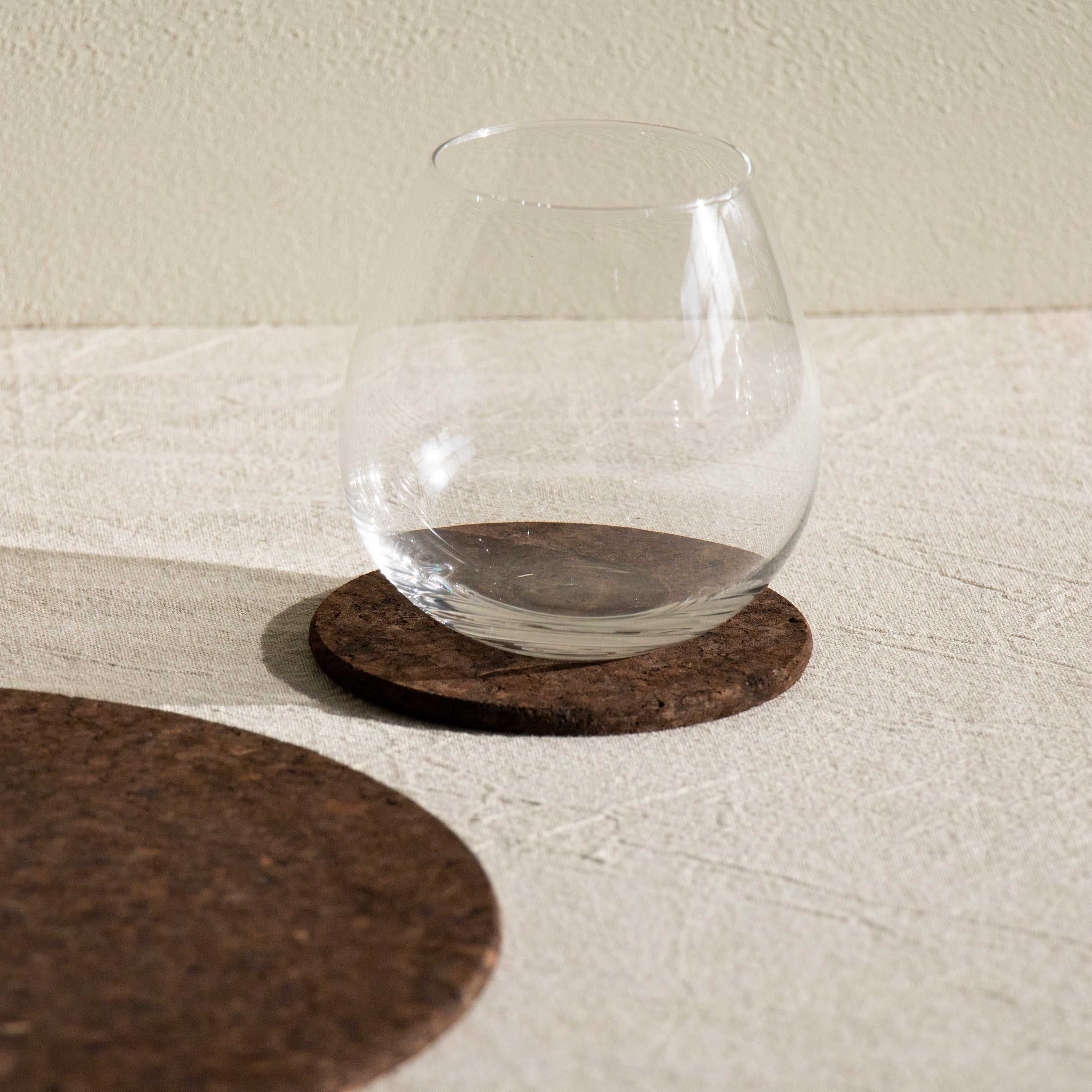 Smoked Cork Coasters | Round