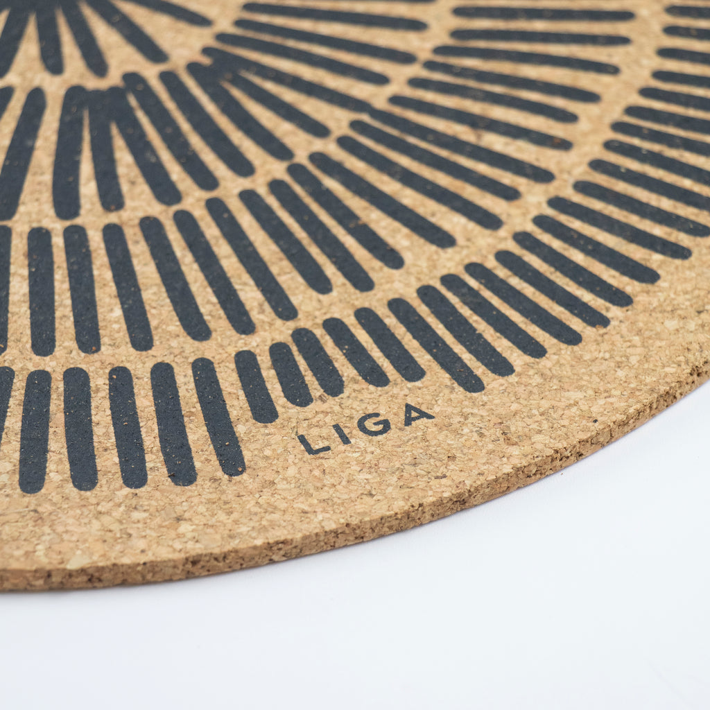 Cork Max Placemats - Sandy Lines