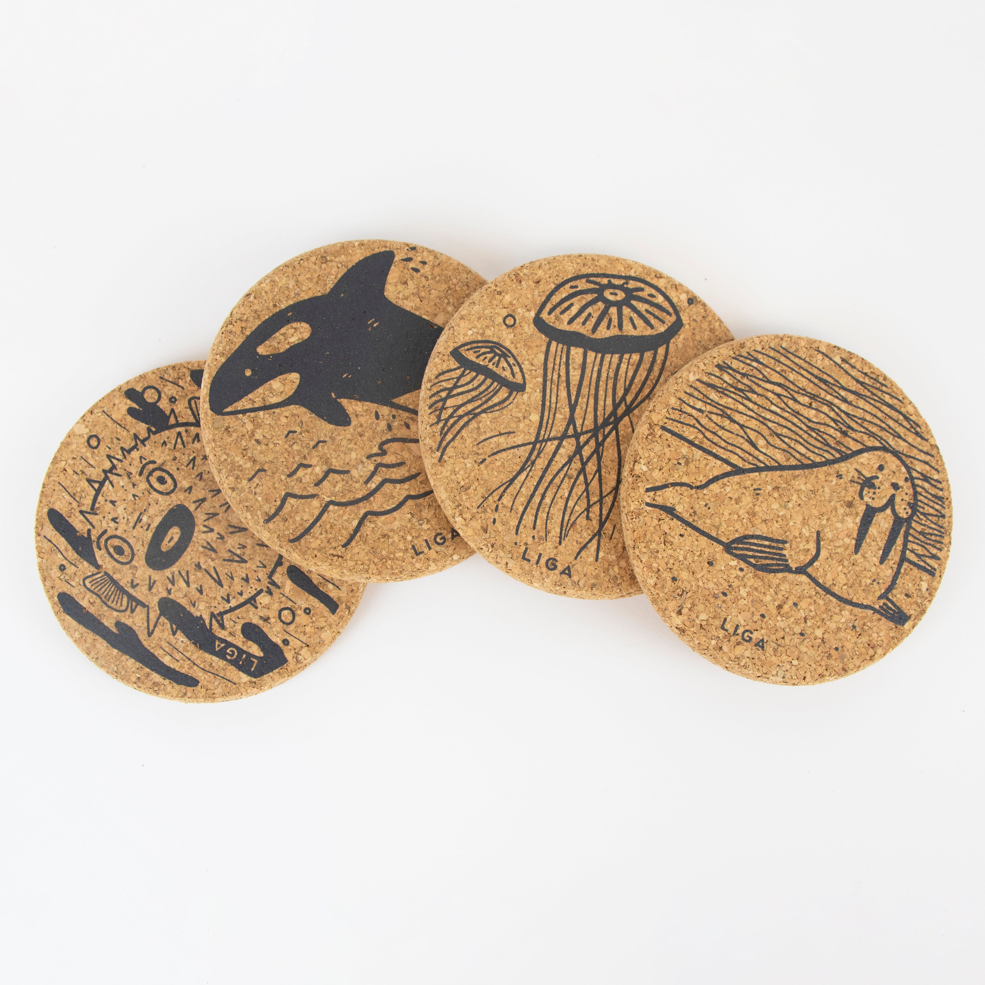 Cork Charity Coaster Set | Sea Changers