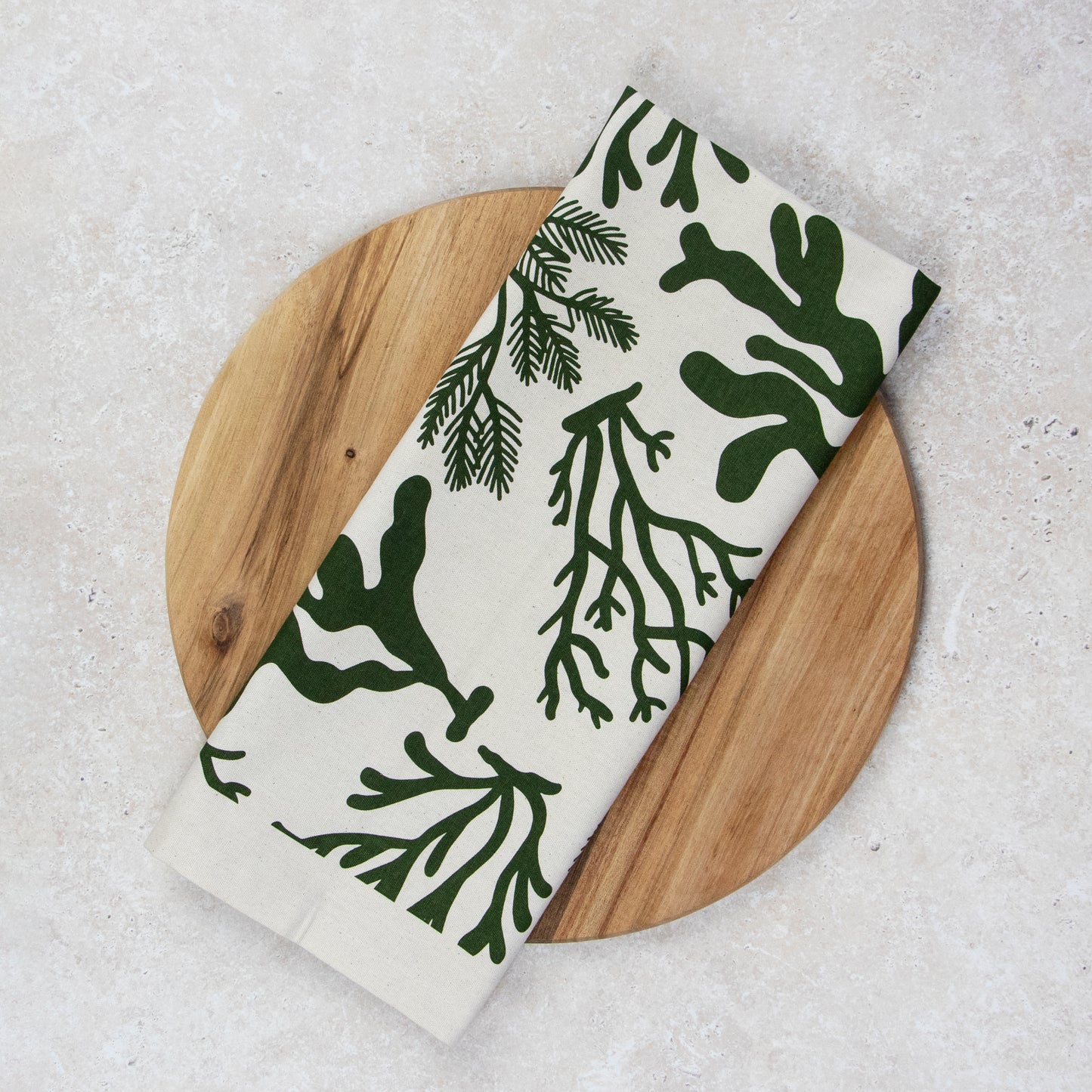 Organic Tea Towels | Seaweed