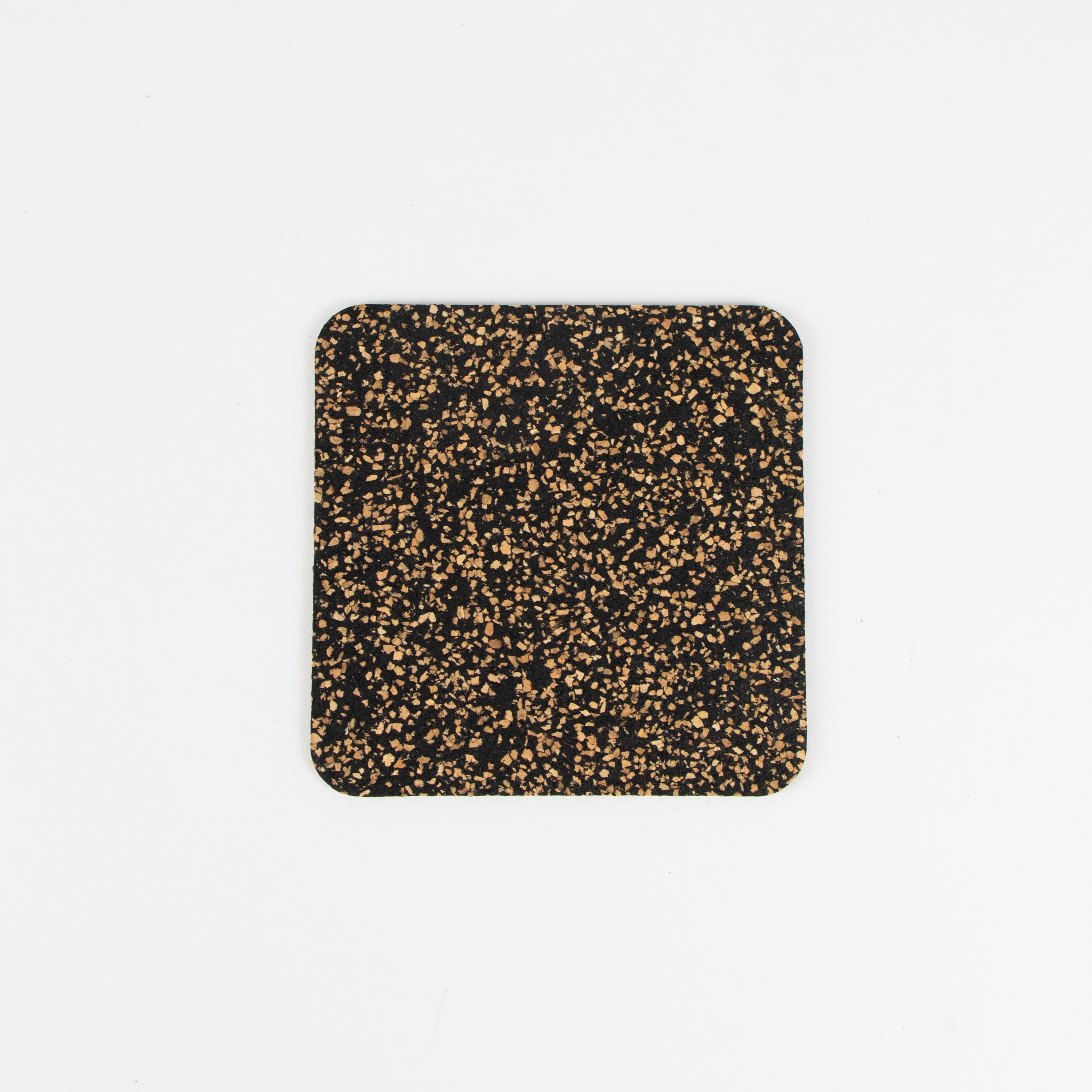 Dash Recycled Rubber & Cork Coasters | Square