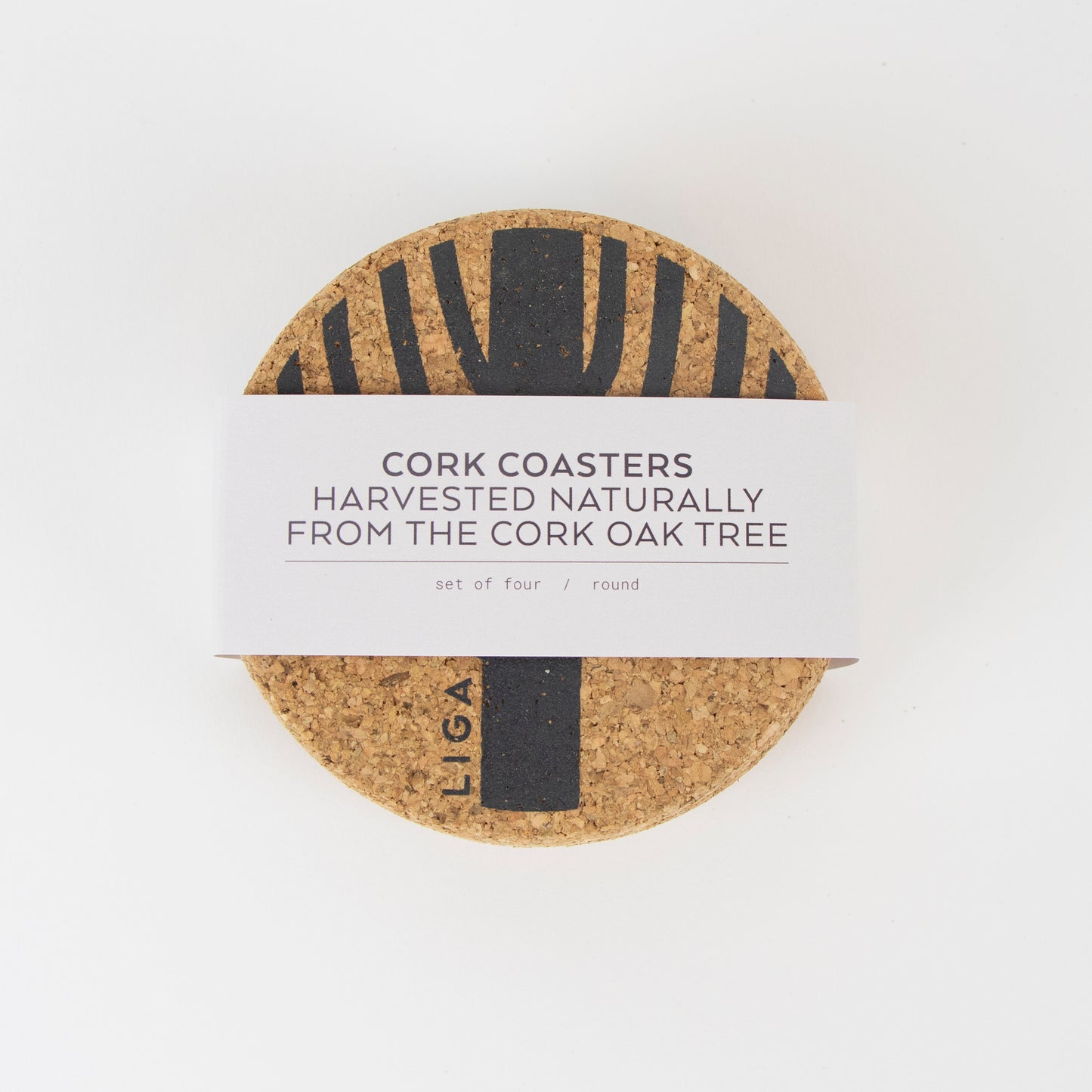 Cork Coaster Winter Tree