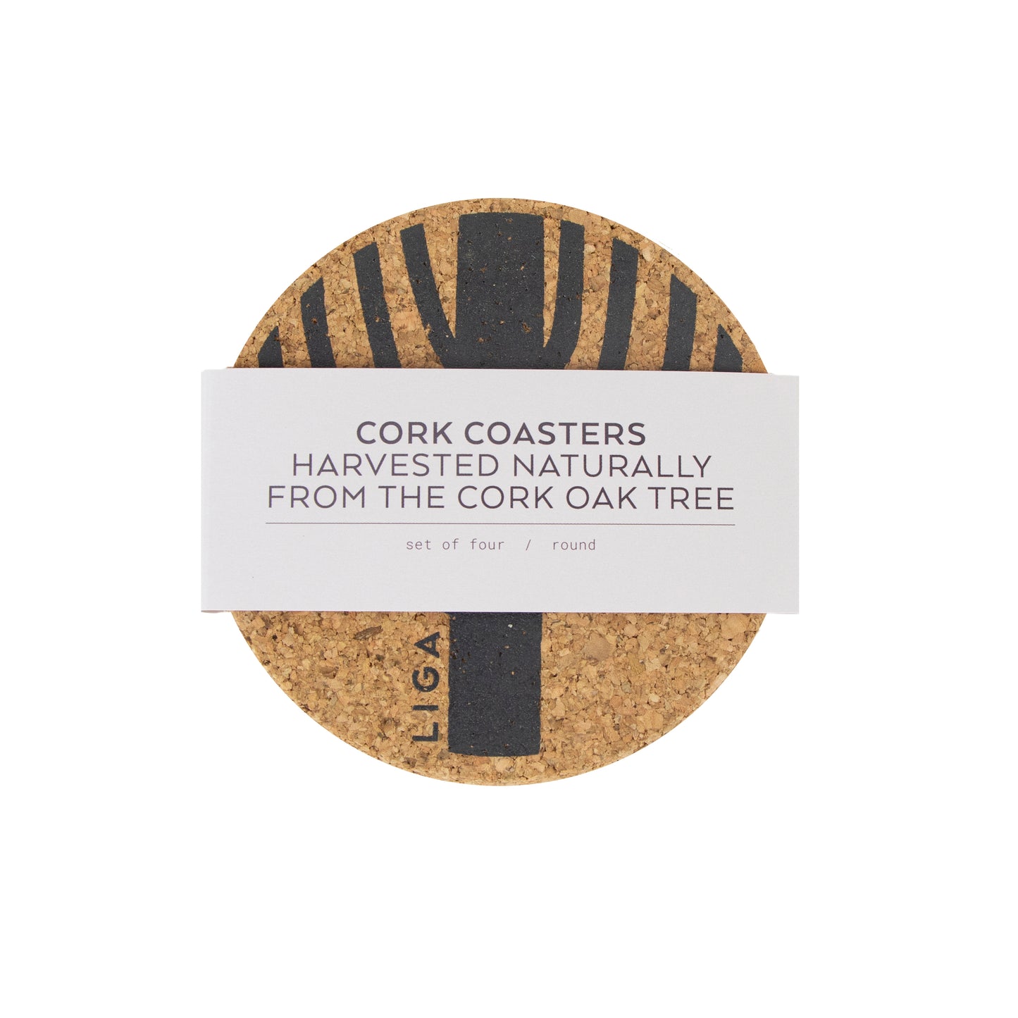 Cork Coaster Winter Tree