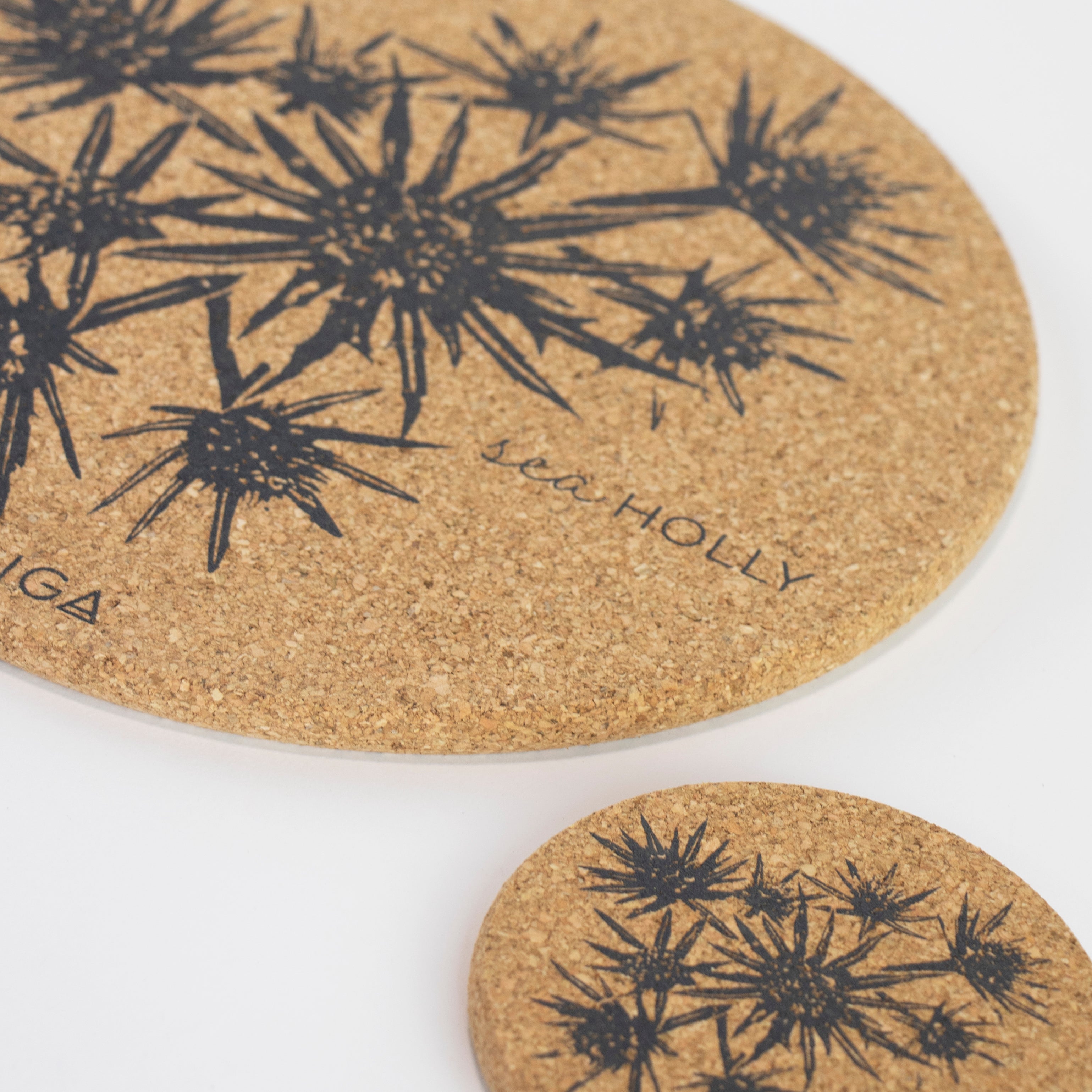 Cork Mats | Sea Holly